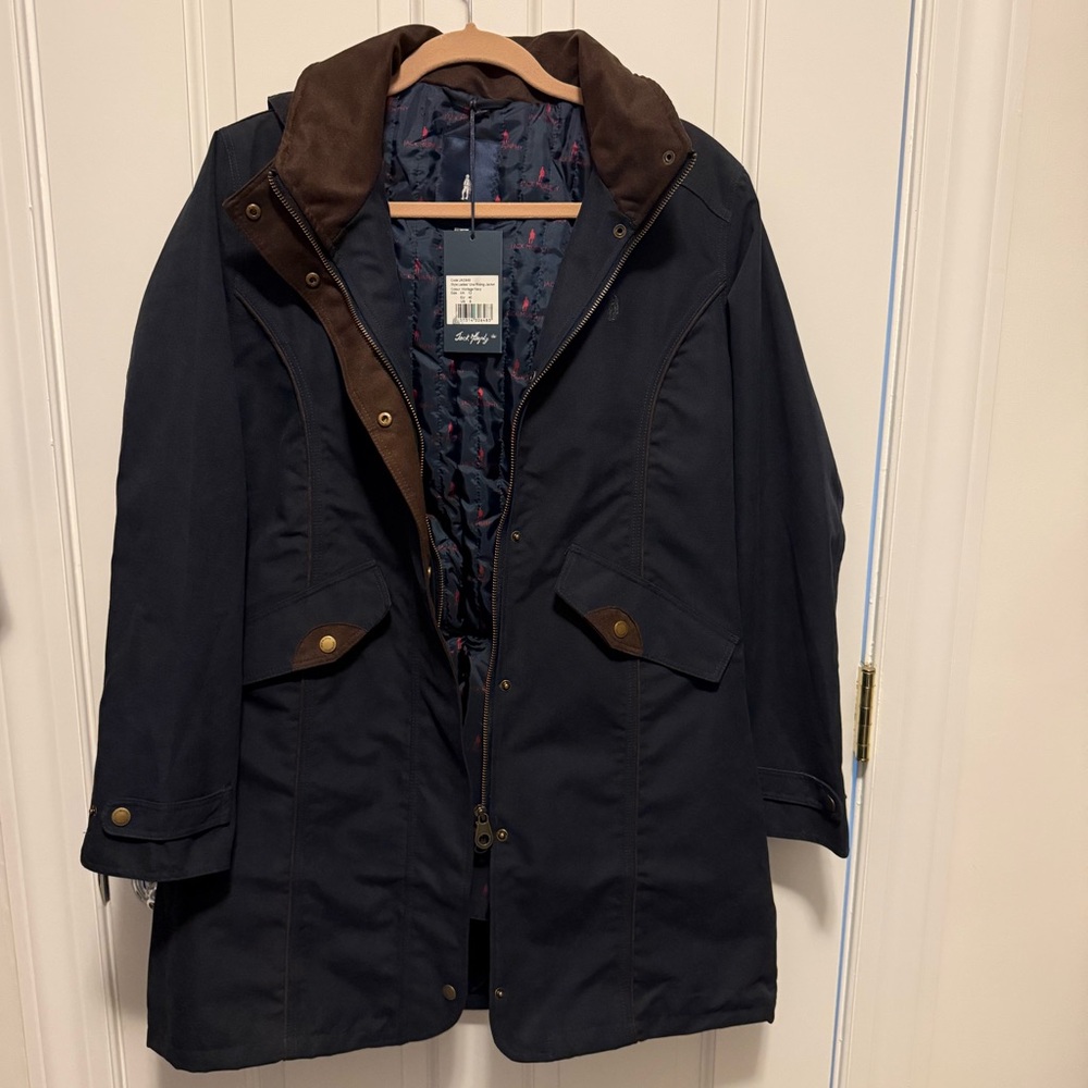 Jack Murphy Navy Blue Barbour Jacket - NWT - Picture 8 of 14